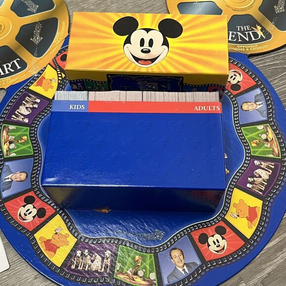 Wonderful World of Disney Trivia Board Game Mickey Mouse Vintage 90 Tin COMPLETE - Picture 4 of 8